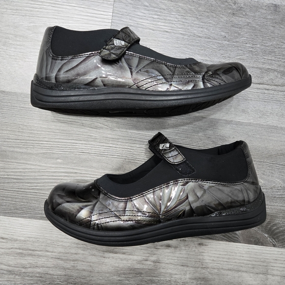 DREW Shoes - Drew Women’s Black Metallic Mary Jane Comfort Shoes